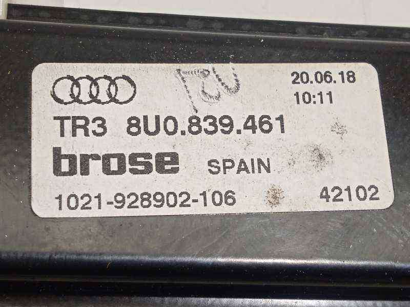 Recambio de elevalunas trasero izquierdo para audi q3 (8ug) sport edition referencia OEM IAM 8U0839461  8K0959811A - Gris 4