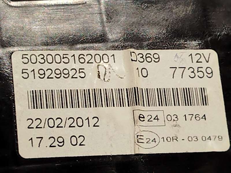 Recambio de cuadro instrumentos para opel combo furgón/monospace (x12) 1.3 cdti (b05) referencia OEM IAM 51929925  503005162001 6
