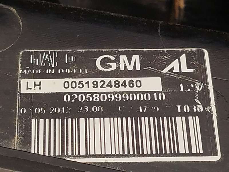 Recambio de piloto trasero izquierdo para opel combo furgón/monospace (x12) 1.3 cdti (b05) referencia OEM IAM 51924846  00519248 4