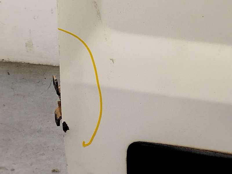 Recambio de puerta trasera izquierda para opel combo furgón/monospace (x12) 1.3 cdti (b05) referencia OEM IAM 95528538 4