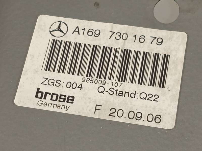 Recambio de elevalunas trasero derecho para mercedes-benz clase b (w245) 2.0 cat referencia OEM IAM A1697301679 - Negro 4