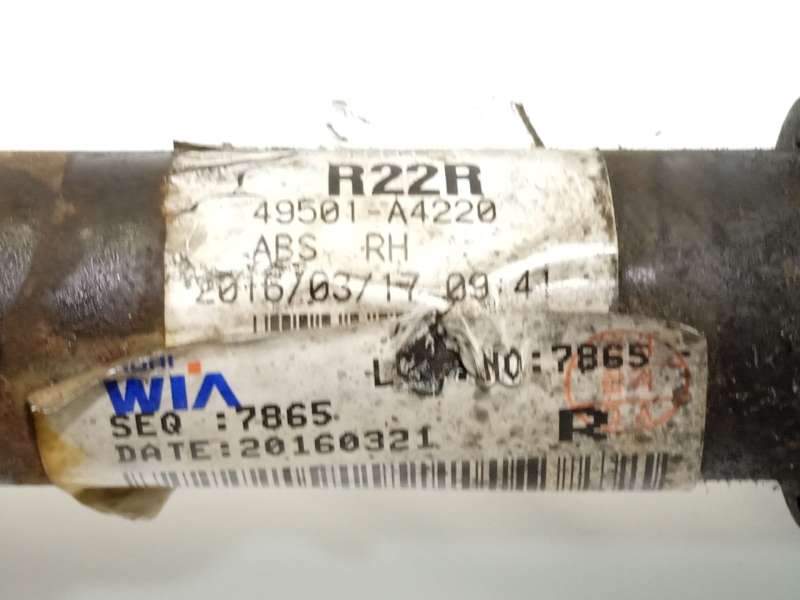 Recambio de transmision delantera derecha para kia carens iv 1.7 crdi referencia OEM IAM 49501A4220 - Blanco 3