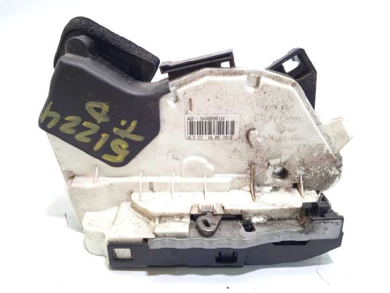 Recambio de cerradura puerta trasera derecha para volkswagen polo (6r1) 1.2 tdi referencia OEM IAM 5K4839016F - Blanco 2