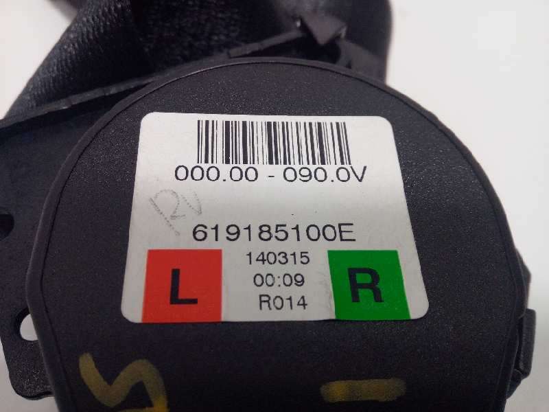 Recambio de cinturon seguridad trasero izquierdo para bmw serie 4 coupe (f32) 420d referencia OEM IAM 619185100  72117243309 - Negro 3
