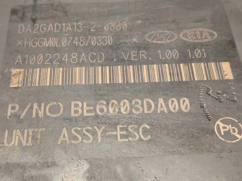 Recambio de abs para kia rio (yb) concept referencia OEM IAM 58910H8400 BE6003DA00 MGH85ADBH6013DA00 6