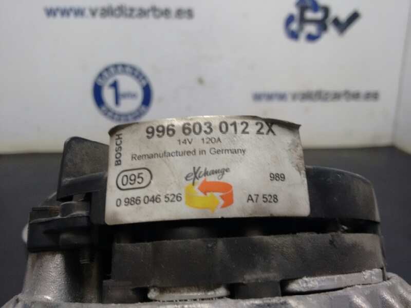 Recambio de alternador para porsche boxster (typ 986) básico referencia OEM IAM 9966030122X  0986046626