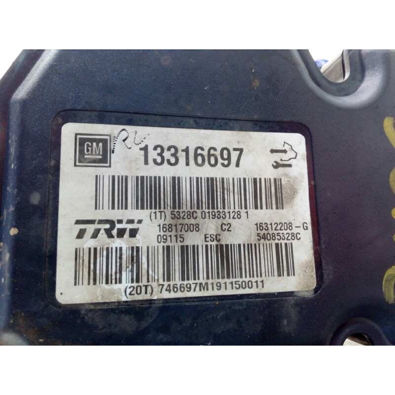 Recambio de abs para opel insignia berlina cosmo referencia OEM IAM 13316697 16312208G 16817008