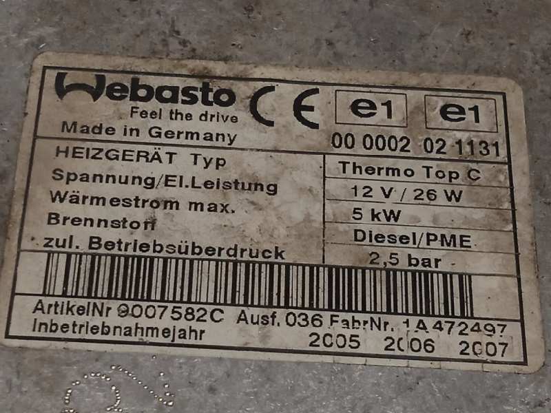 Recambio de calefaccion entera normal para volkswagen touareg (7la) tdi r5 referencia OEM IAM 7L6815071C  