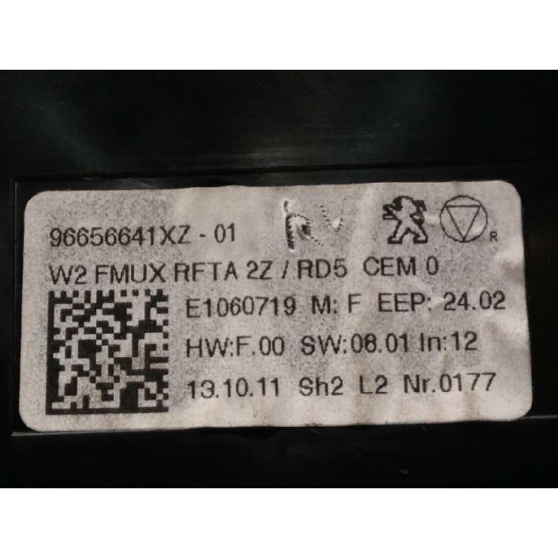 Recambio de mando climatizador para peugeot 508 active referencia OEM IAM 96656641XZ  