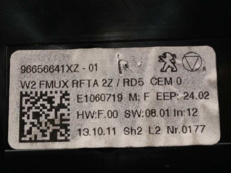 Recambio de mando climatizador para peugeot 508 active referencia OEM IAM 96656641XZ  