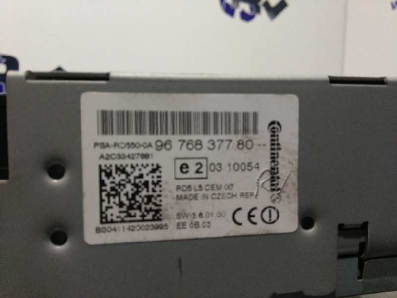 Recambio de sistema audio / radio cd para peugeot 508 active referencia OEM IAM 9676837780  