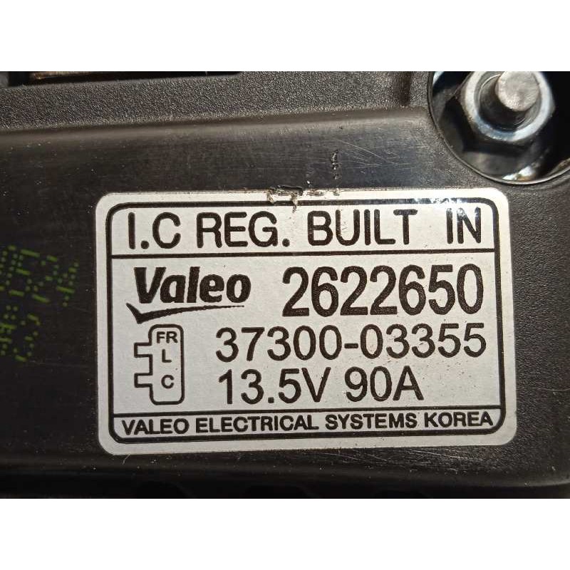 Recambio de alternador para kia rio basic referencia OEM IAM 3730003355  2622650