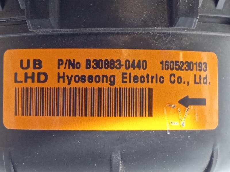 Recambio de motor calefaccion para kia rio basic referencia OEM IAM B308830440 1605230193 971111W100