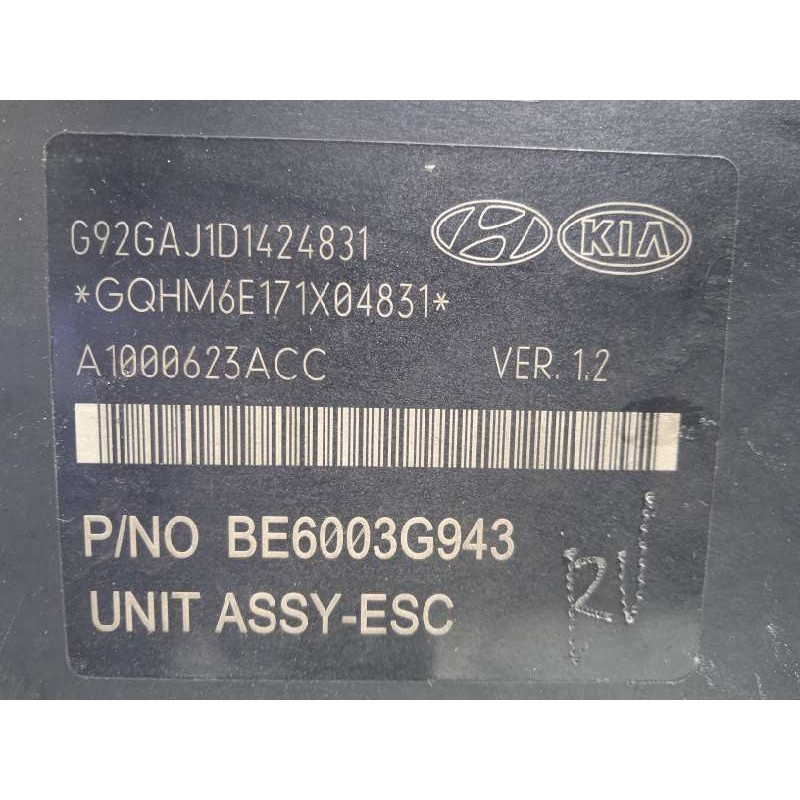 Recambio de abs para kia rio basic referencia OEM IAM 589201W570 BE6003G943 MGH60BH6013G943