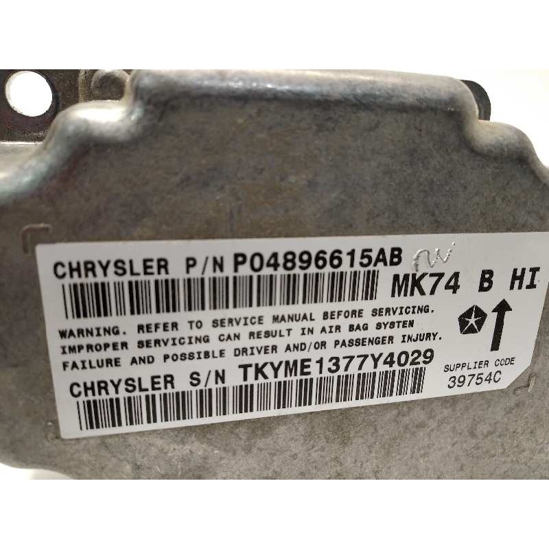 Recambio de centralita airbag para jeep patriot limited referencia OEM IAM P04896615AB  