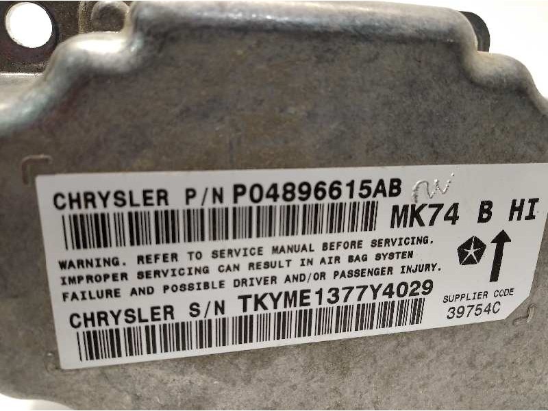 Recambio de centralita airbag para jeep patriot limited referencia OEM IAM P04896615AB  