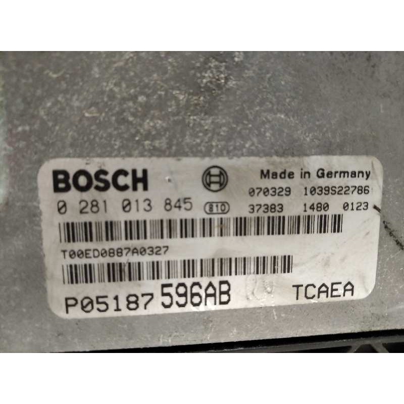 Recambio de centralita motor uce para jeep patriot limited referencia OEM IAM P05187596AB  0281013845
