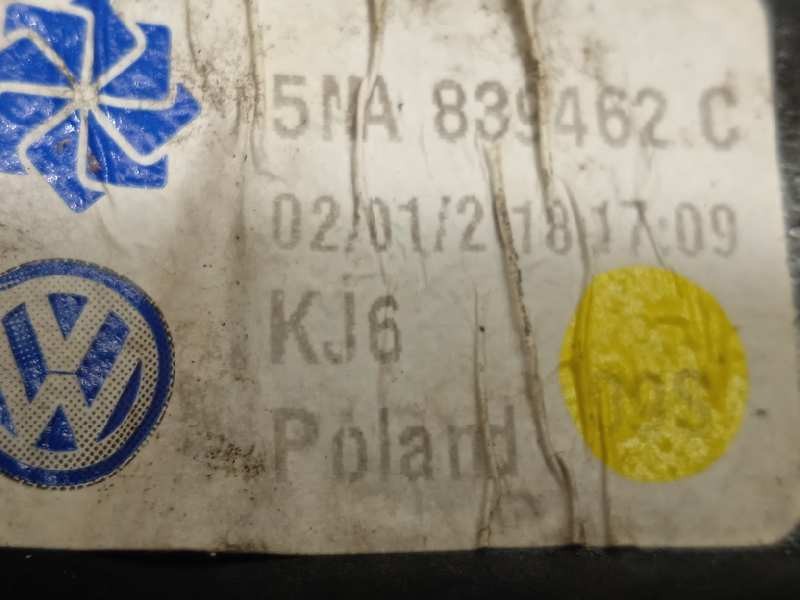 Recambio de elevalunas trasero derecho para volkswagen tiguan 2.0 tdi referencia OEM IAM 5NA839462C  5Q0959802A