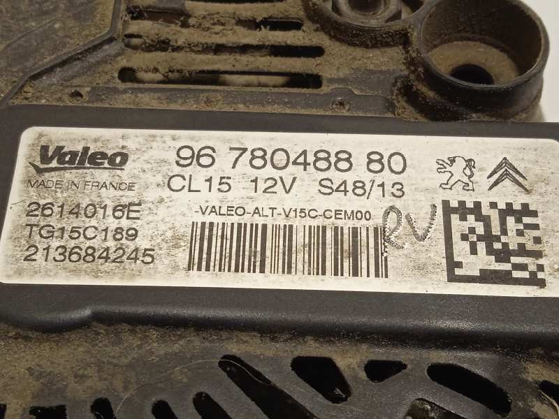 Recambio de alternador para peugeot partner kombi active referencia OEM IAM 9678048880  TG15C189