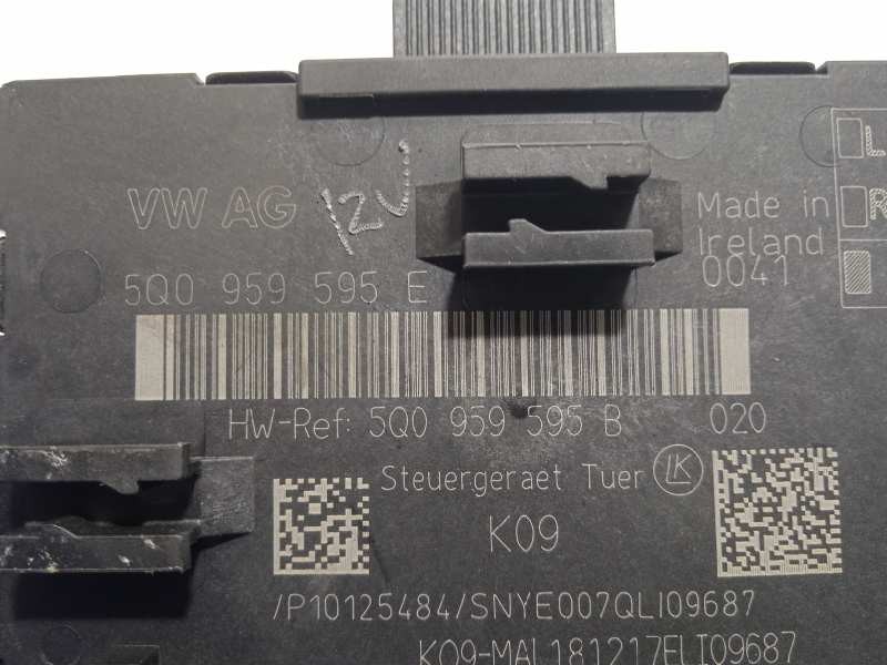 Recambio de centralita confort para volkswagen tiguan 2.0 tdi referencia OEM IAM 5Q0959595E  5Q0959595B
