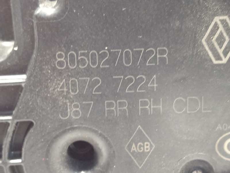 Recambio de cerradura puerta trasera derecha para renault captur 1.5 dci diesel fap energy referencia OEM IAM 805027072R  