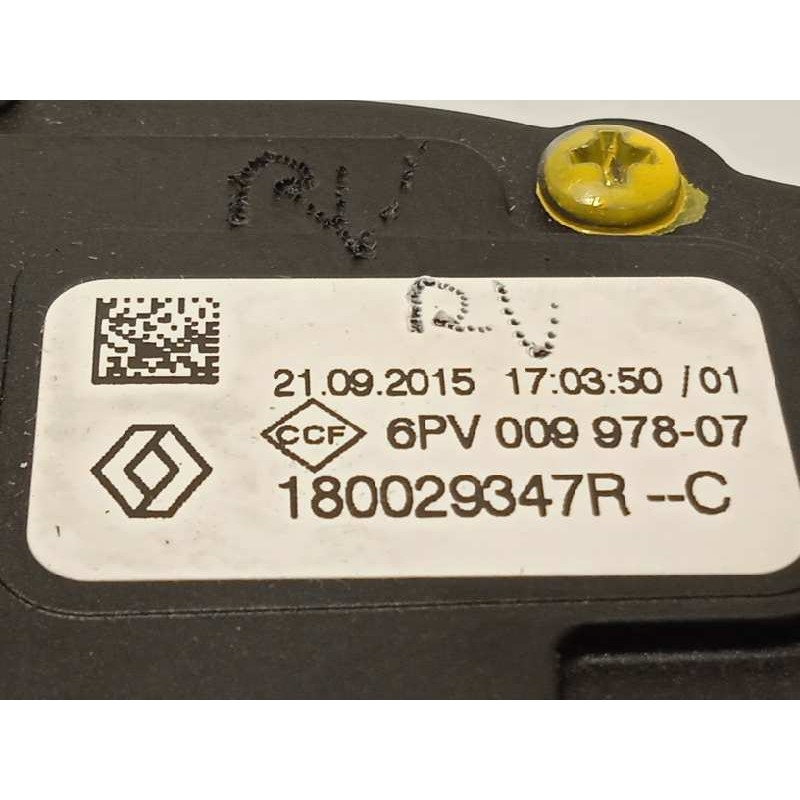 Recambio de potenciometro pedal para renault captur 1.5 dci diesel fap energy referencia OEM IAM 180029347R  6PV00997807