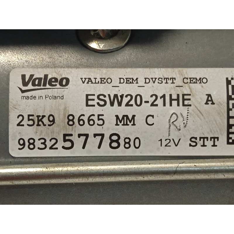 Recambio de motor arranque para citroën berlingo shine m referencia OEM IAM 9832577880  ESW2021HE