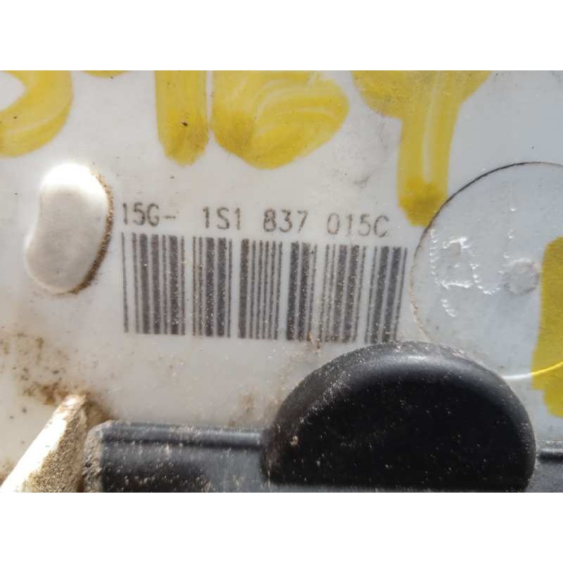 Recambio de cerradura puerta delantera izquierda para skoda fabia (5j2 ) ambition referencia OEM IAM 1S1837015C  