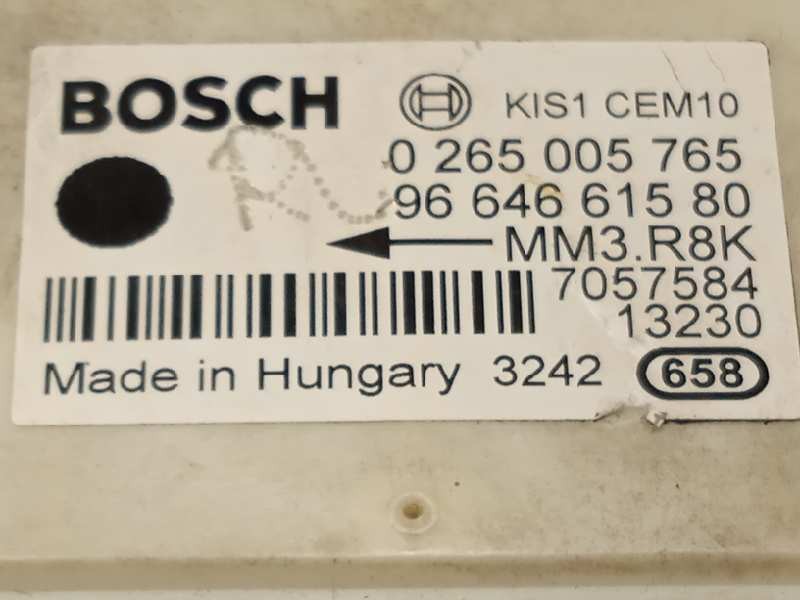 Recambio de centralita esp para peugeot rcz basis referencia OEM IAM 9664661580  0265005765