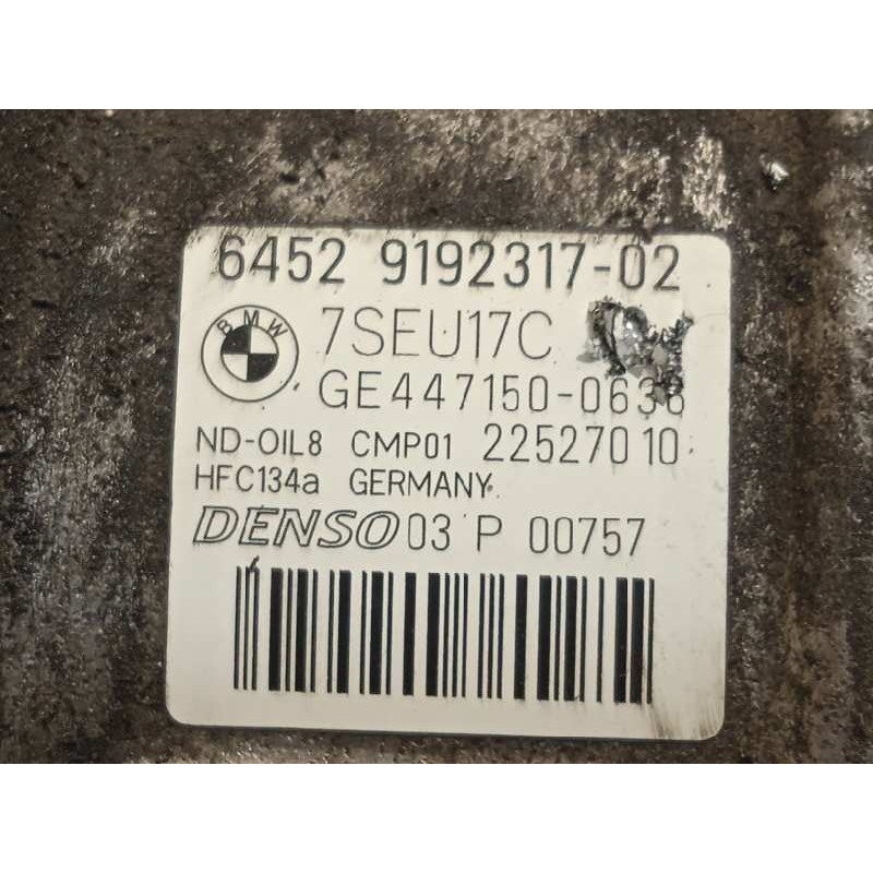 Recambio de compresor aire acondicionado para bmw x6 (e71) 5.0i referencia OEM IAM 64529192317 4471500636 64509192317