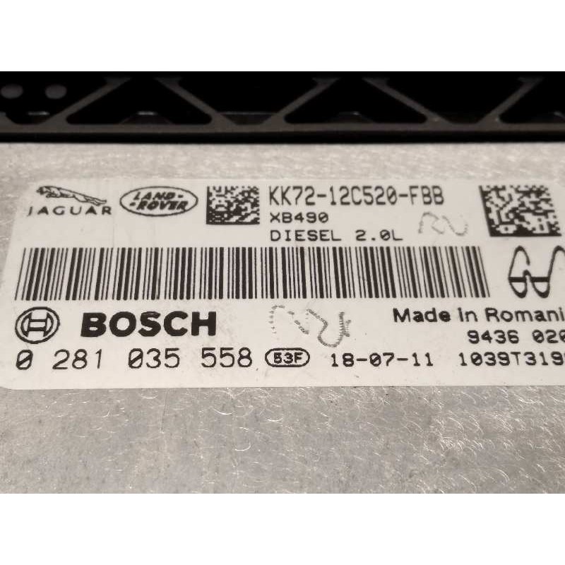 Recambio de centralita motor uce para land rover range rover evoque evoque hse referencia OEM IAM KK7212C520FBB  0281035558