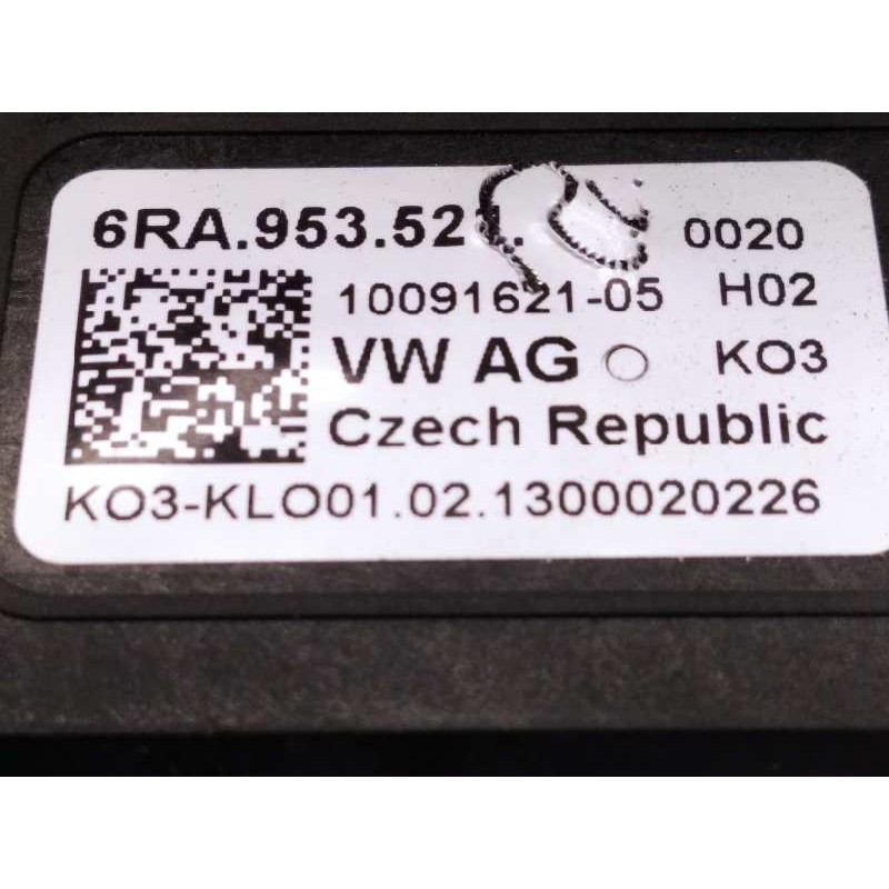 Recambio de mando intermitentes para skoda rapid active referencia OEM IAM 6RA953521  