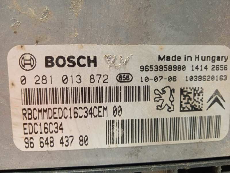 Recambio de centralita motor uce para citroën berlingo cuadro x referencia OEM IAM 9664843780 9653958980 0281013872