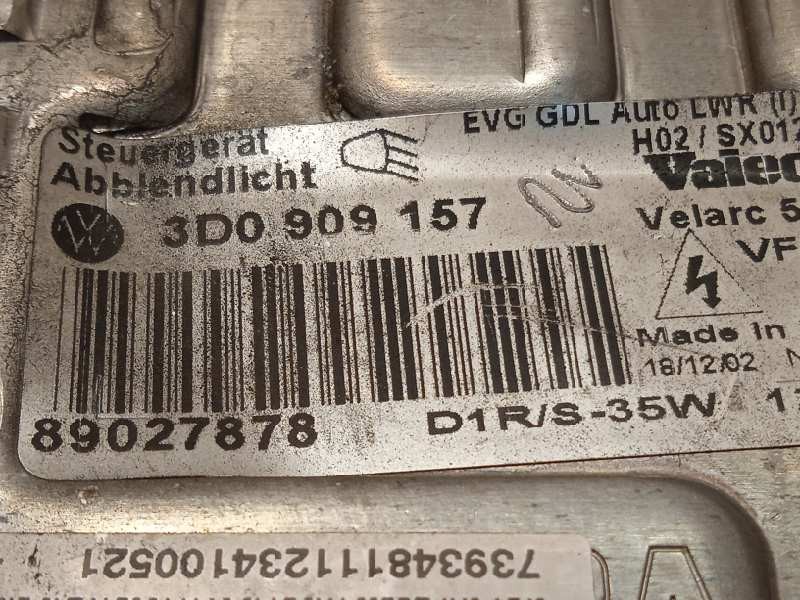 Recambio de centralita faros xenon para volkswagen touareg (7la) tdi v10 referencia OEM IAM 3D0909157  89027878