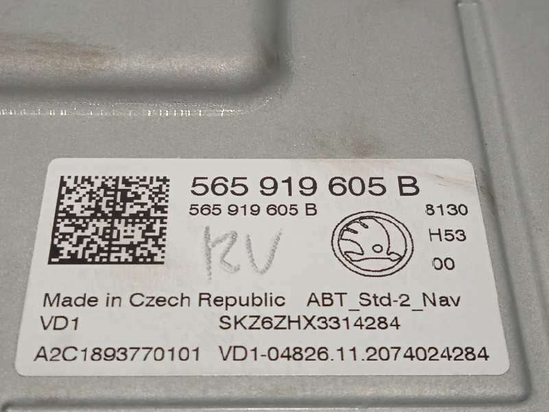 Recambio de pantalla multifuncion para skoda karoq (nu) ambition referencia OEM IAM 565919605B A2C1893770101 565919605BIZY