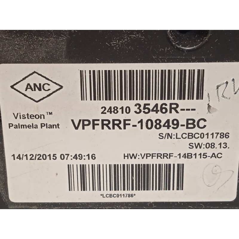 Recambio de cuadro instrumentos para renault clio iv 1.5 dci diesel fap referencia OEM IAM 248103546R  