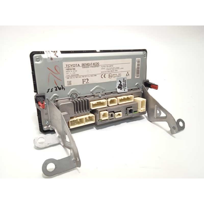 Recambio de pantalla multifuncion para toyota c-hr hybrid dynamic plus referencia OEM IAM 86140F4020  