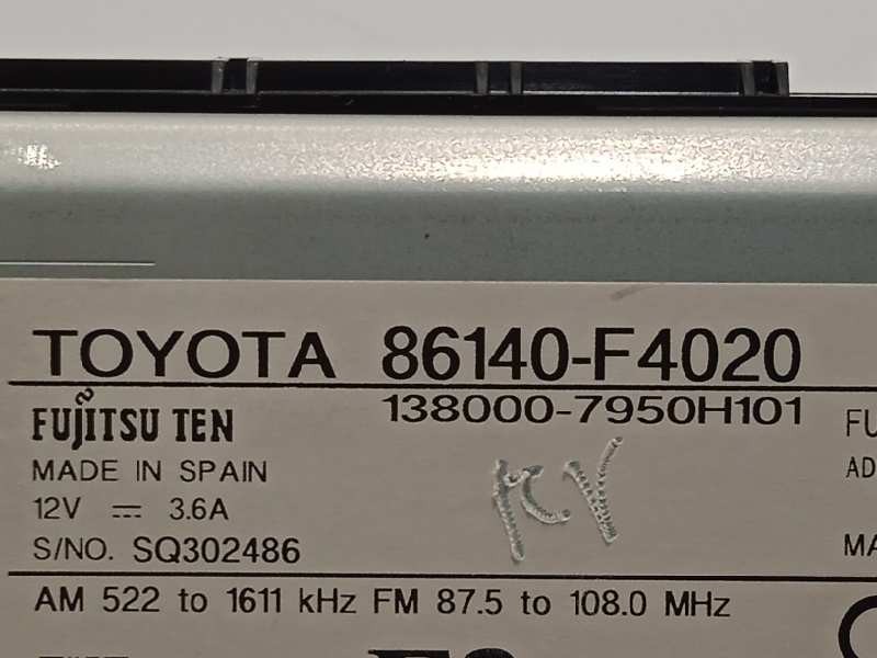 Recambio de pantalla multifuncion para toyota c-hr hybrid dynamic plus referencia OEM IAM 86140F4020  