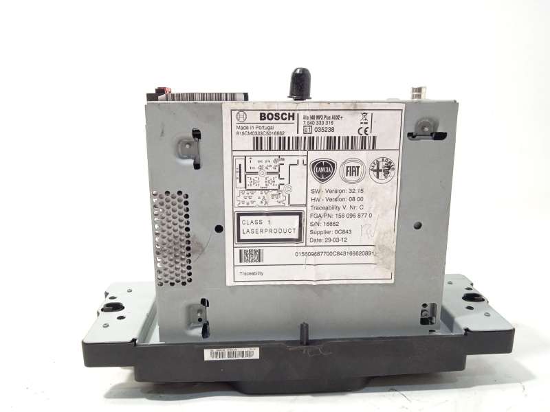 Recambio de sistema audio / radio cd para alfa romeo giulietta (191) progression referencia OEM IAM 156096877 1560968770 7640333 - Blanco 4