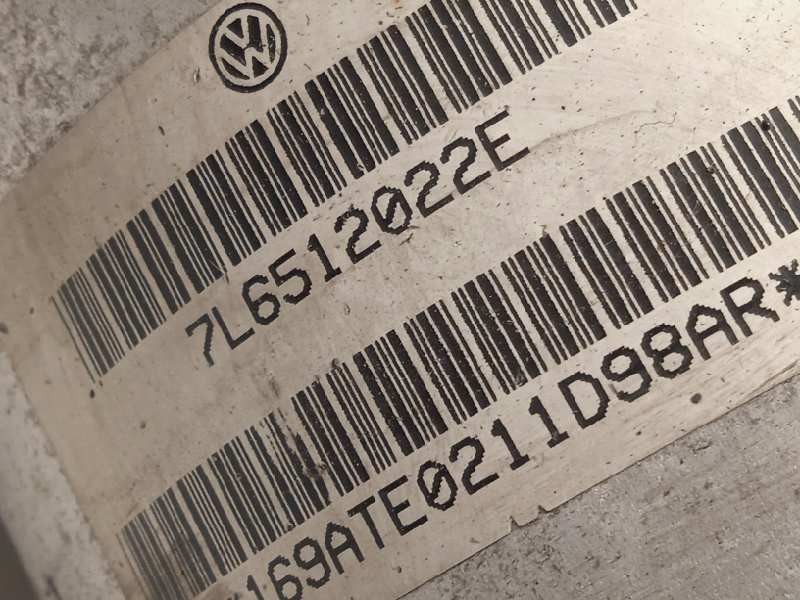 Recambio de amortiguador trasero derecho para volkswagen touareg (7la) tdi v10 referencia OEM IAM 7L6512022E  