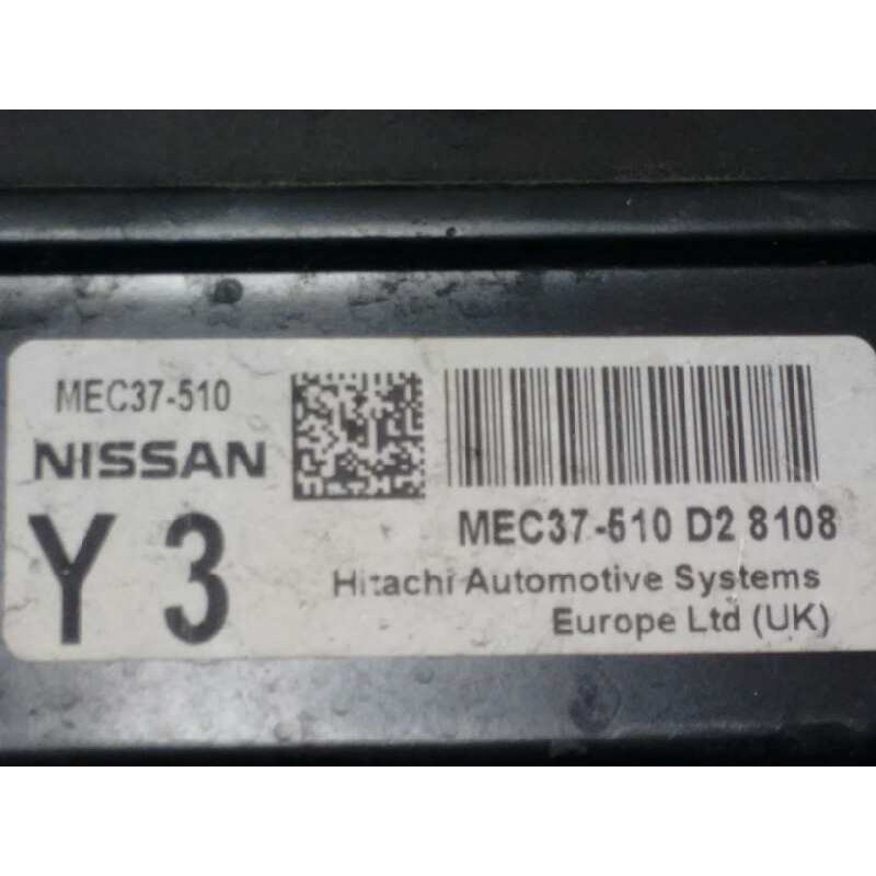 Recambio de centralita motor uce para nissan note (e11e) 1.4 cat referencia OEM IAM MEC37510  