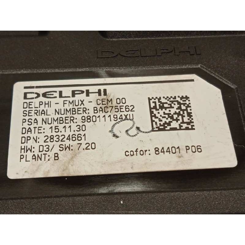 Recambio de mando multifuncion para citroën c4 picasso feel referencia OEM IAM 98011194XU  