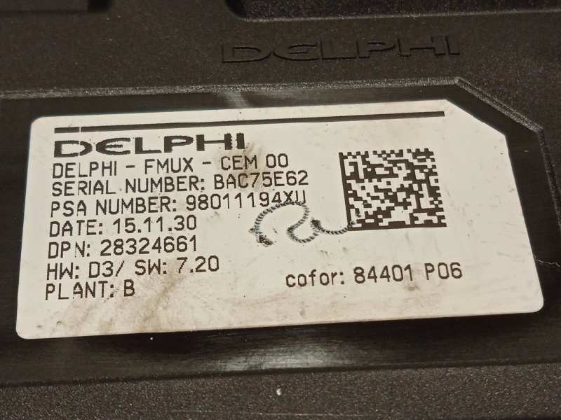 Recambio de mando multifuncion para citroën c4 picasso feel referencia OEM IAM 98011194XU  