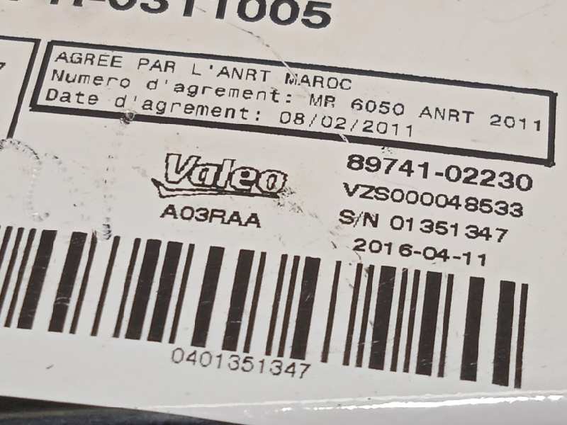 Recambio de modulo electronico para toyota auris 1.2 16v turbo cat referencia OEM IAM 8974102230  