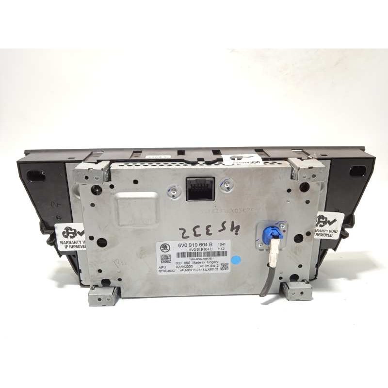 Recambio de pantalla multifuncion para skoda fabia like referencia OEM IAM 6V0919604B  
