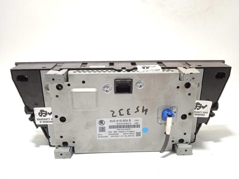 Recambio de pantalla multifuncion para skoda fabia like referencia OEM IAM 6V0919604B  