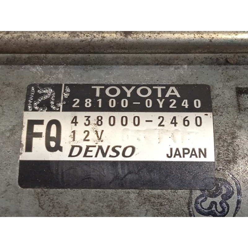 Recambio de motor arranque para toyota auris 1.2 16v turbo cat referencia OEM IAM 281000Y240  4380002460