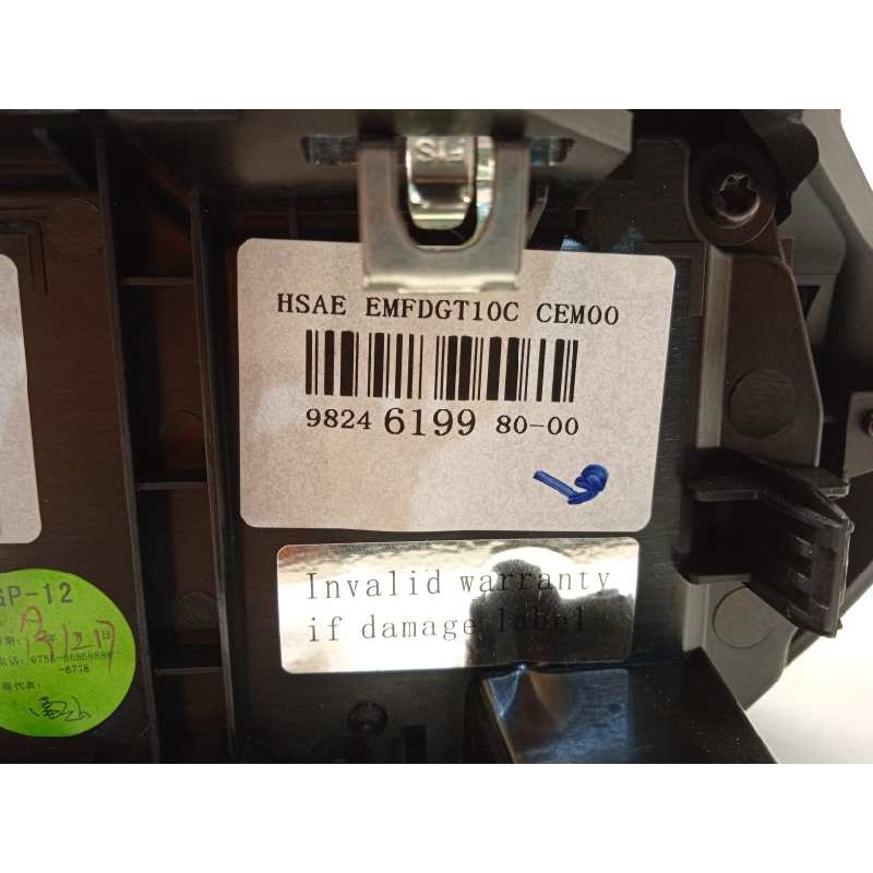 Recambio de pantalla multifuncion para peugeot 208 (p2) gt line referencia OEM IAM 9824619980  