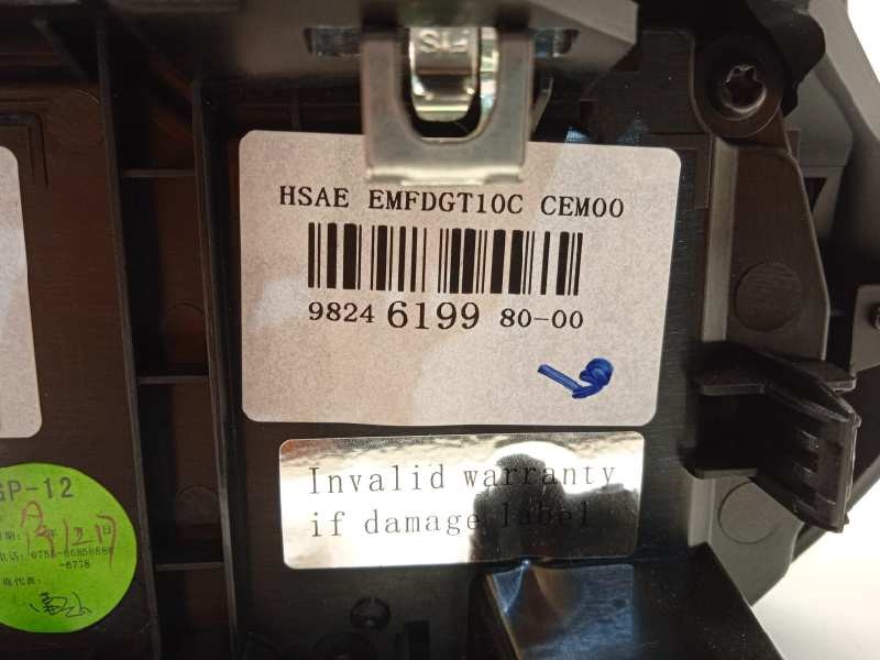 Recambio de pantalla multifuncion para peugeot 208 (p2) gt line referencia OEM IAM 9824619980  