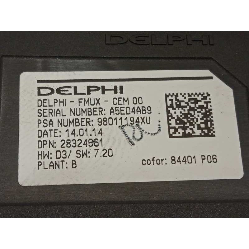 Recambio de mando multifuncion para citroën c4 picasso feel referencia OEM IAM 98011194XU  